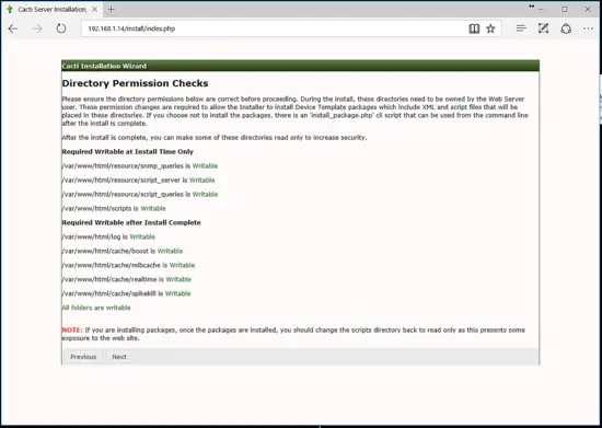 Check if paths are writable