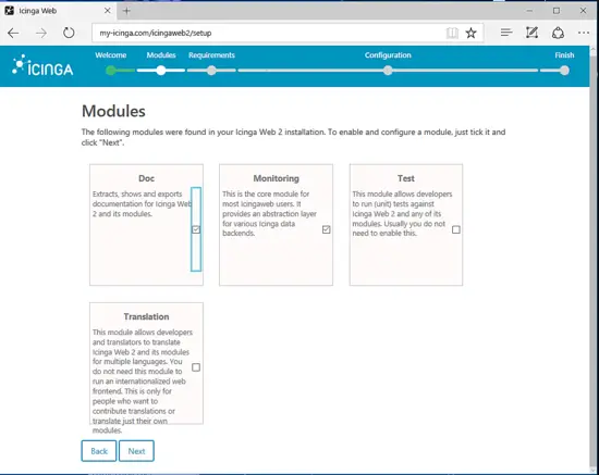 Enable Doc and Monitoring Module