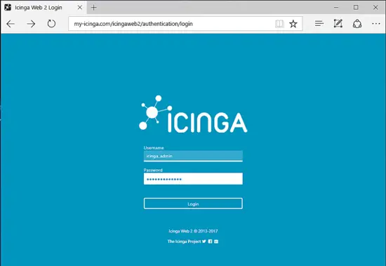 Icinga Login