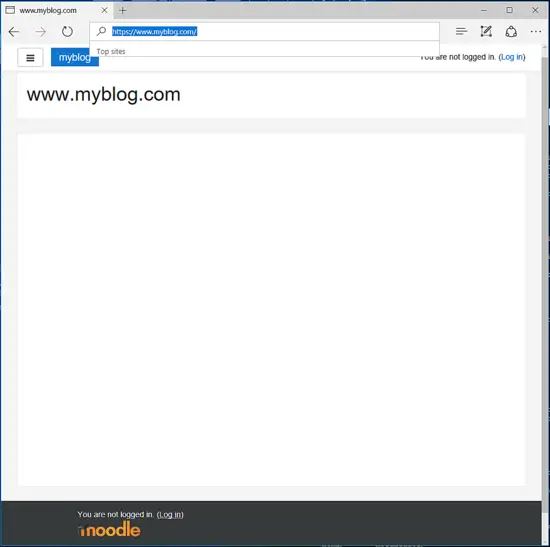 Moodle Frontend