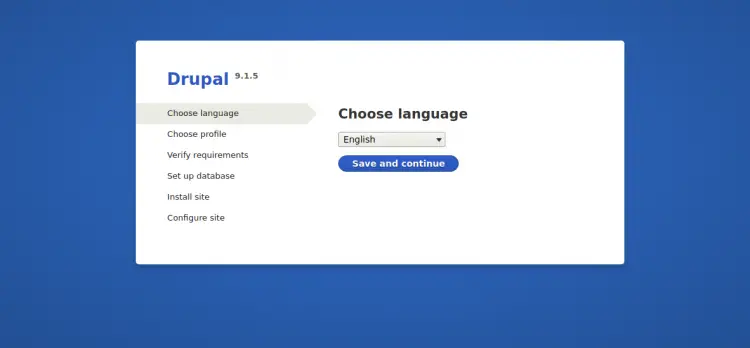 Choose language