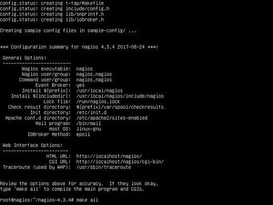 Configure and make Nagios