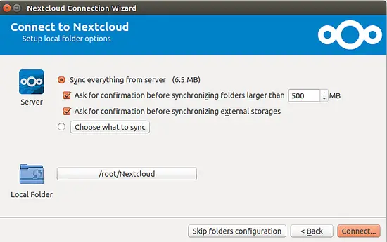 NextCloud Sync