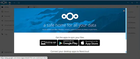 NextCloud Dashboard