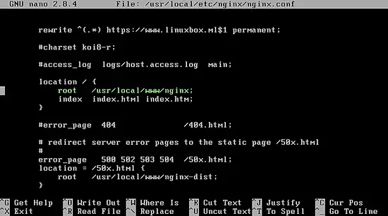 Change Nginx Web root directory