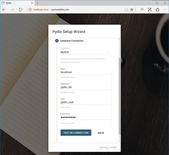 database details