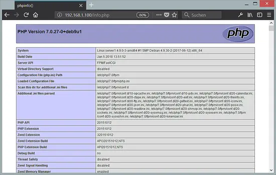 PHP-FPM info