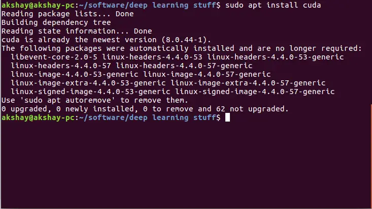 Install tensorflow gpu ubuntu 16.04 clearance