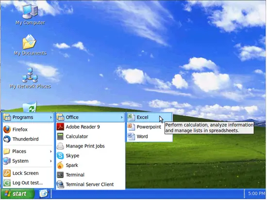 Thinclient Desktop