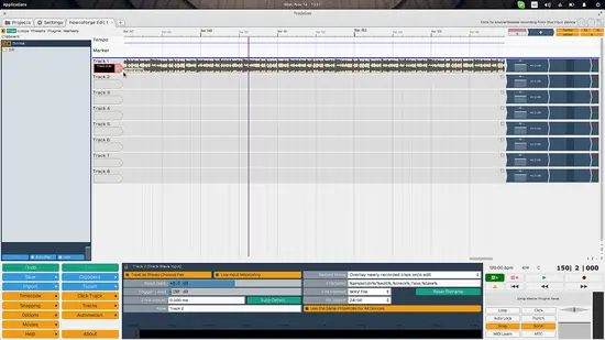 Tracktion 5 DAW - Recording