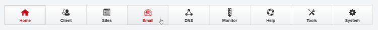 ISPConfig Email module