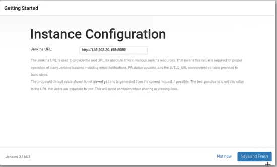 Configure Jenkins Instance