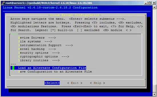 fonte do kernel do fedora core 6