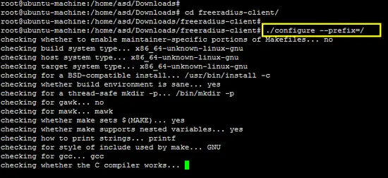 Configure Freeradius