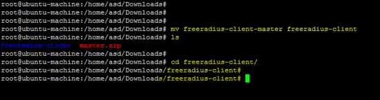 Change Freeradius folder