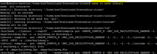 Build Freeradius