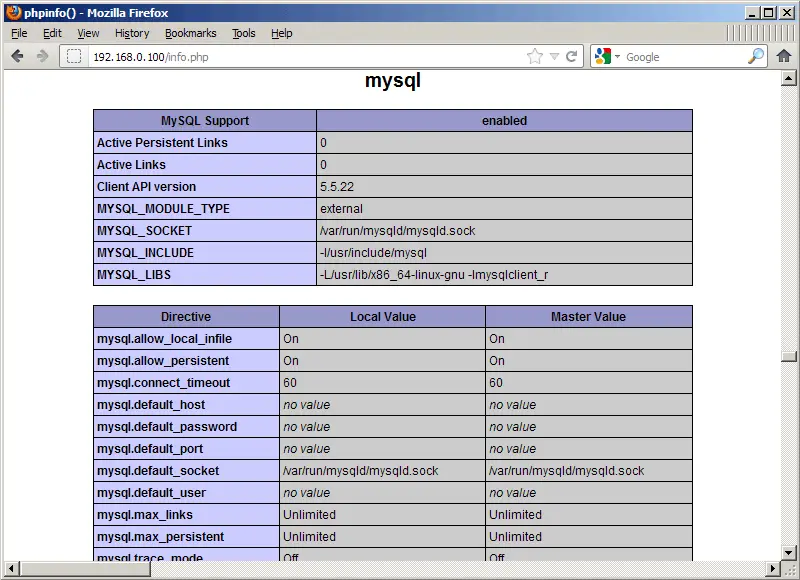 Mysql timeout ubuntu