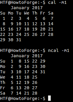 10 Practical Examples Of Linux Cal Ncal Command For Beginners