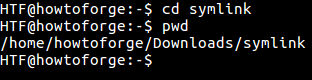 test CD not follows symbolic links