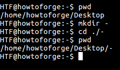 How to create a directory named ‘-’ and switch to it