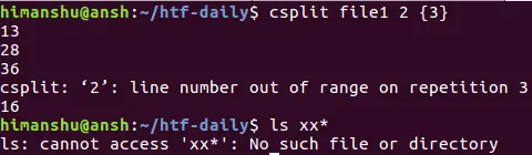 force csplit to not remove output files in case of error