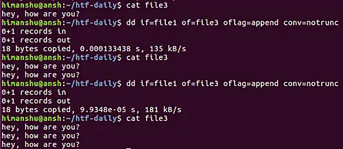 How to make sure output file is updated in append mode