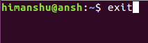 Linux Exit Command