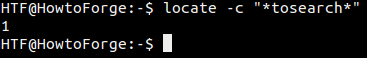 make locate print the number or count of matching entries