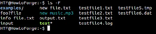 make ls specifically indicate type of files in output