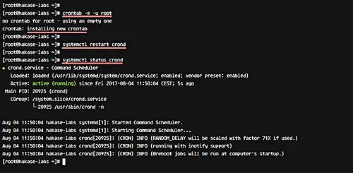 setup tripwire cronjob