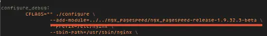 adding pagespeed to nginx