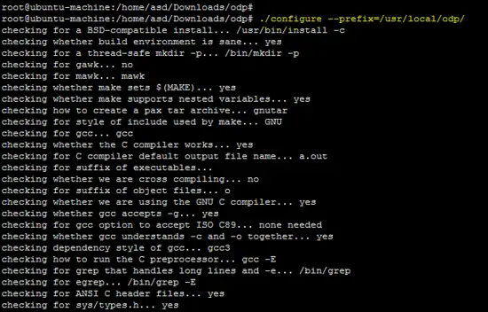 Configure ODP