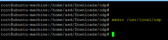 Create ODP directory