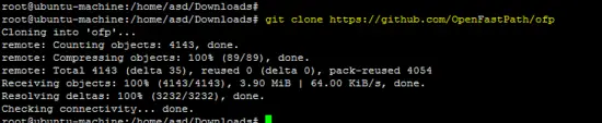 Download OFP with GIT