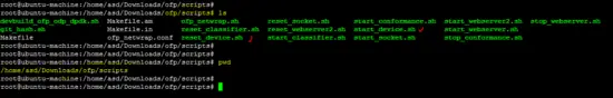 Enter the scripts directory