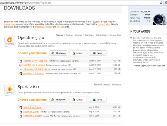 Download Page