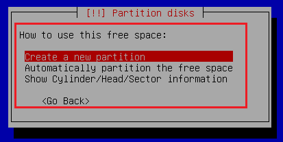 Create partition