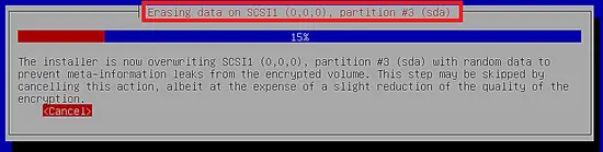 Erasing data from sda3