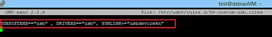 Add udev rule