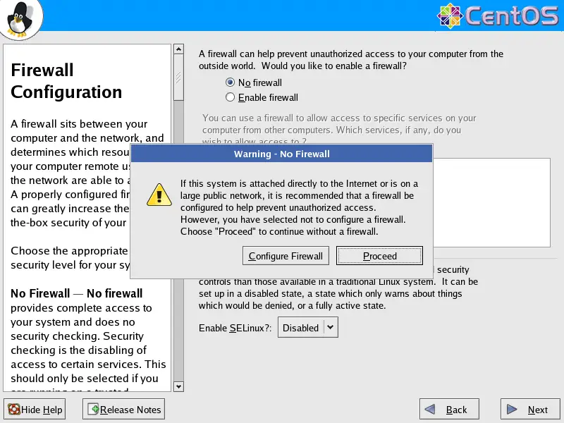 State enable. Centos 4. Centos 6.5.