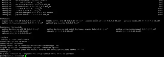 Install certbot on CentOS