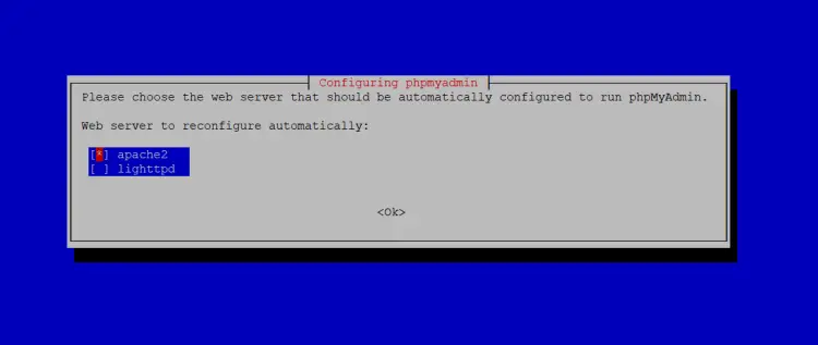 PHPMyAdmin Apache