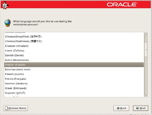 Install language