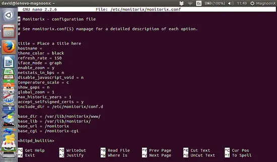 The Monitorix configuration file.