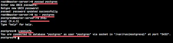 Check Postgres connection info.