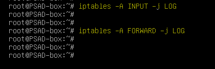 Enable Logging in IPTables.