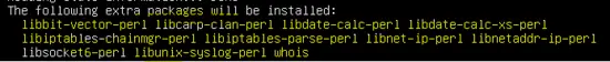 Installing PSAD Dependencies.