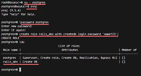 Check postgres permissions