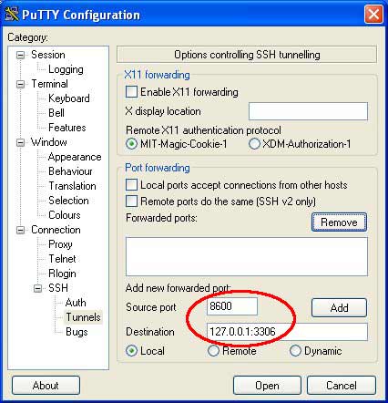 Step 4 - Enter MySQL connection information