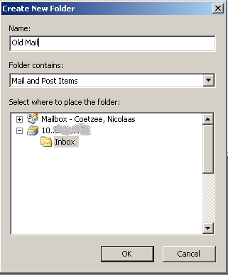 scr08 - Name the new IMAP folder
